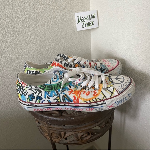 Vetements Korea Exclusive Low Top Sharpie Converse Sneaker - Picture 5 of 8
